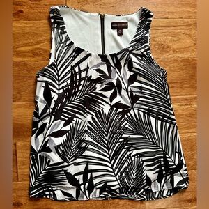 Dana Buchman Tropical Print Sleeveless Top